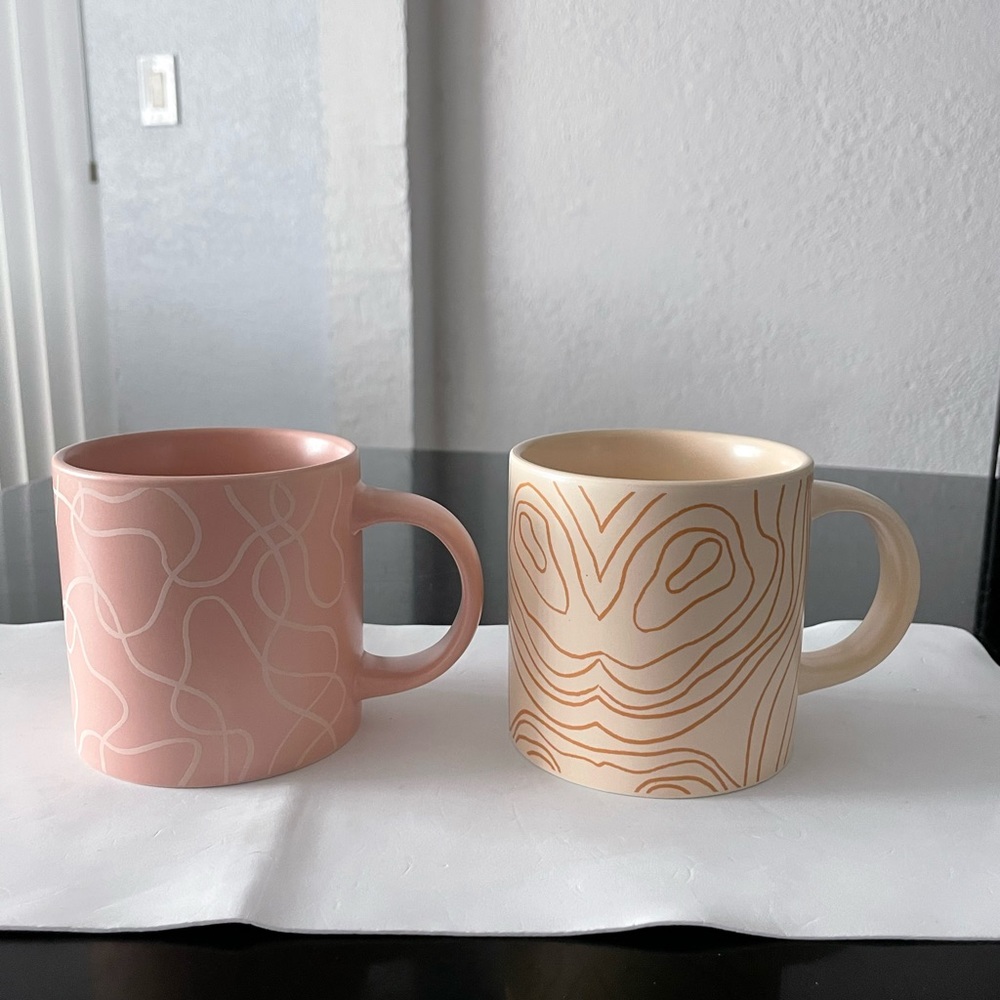 Whitney Kerney Mugs - set of two